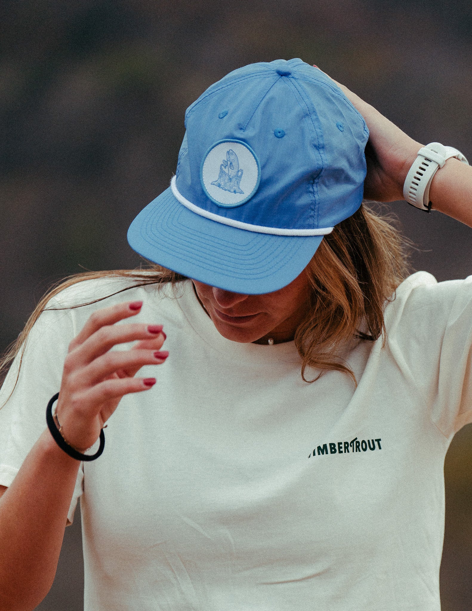 Trout Snapback (Blue)