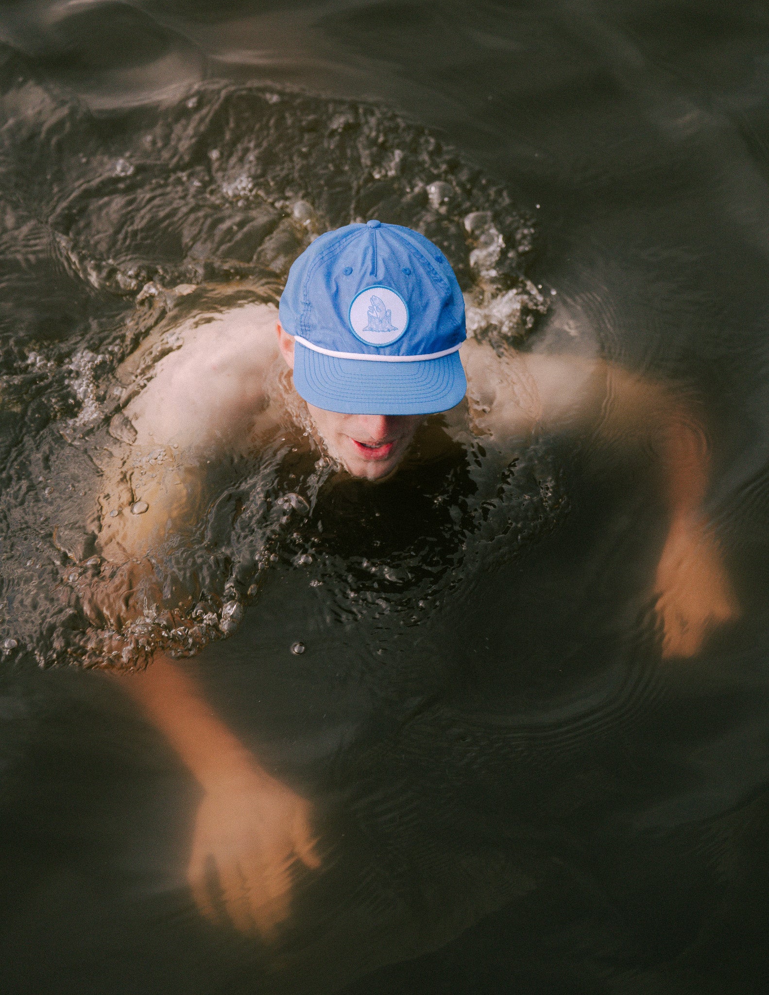 Trout Snapback (Blue)