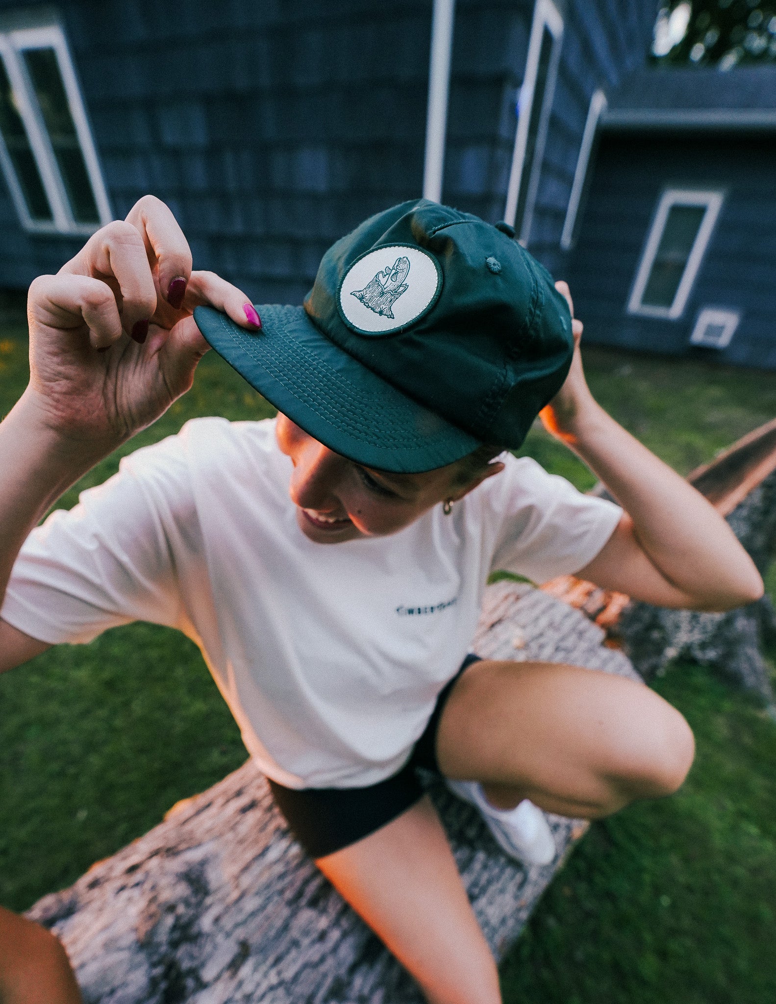Trout Snapback (Green(